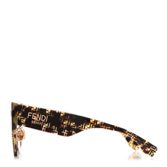 FENDI Acetate FF 53mm Sunglasses 0435/S Tortoise - Picture 4 of 8